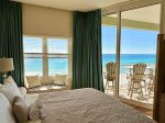 Master Bedroom - King Bed - Gulf Views - Attached Full Bathroom
